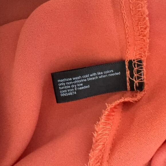 The Limited Large Sleeveless Tank Top Salmon Pink 100% Polyester - Picture 5 of 8